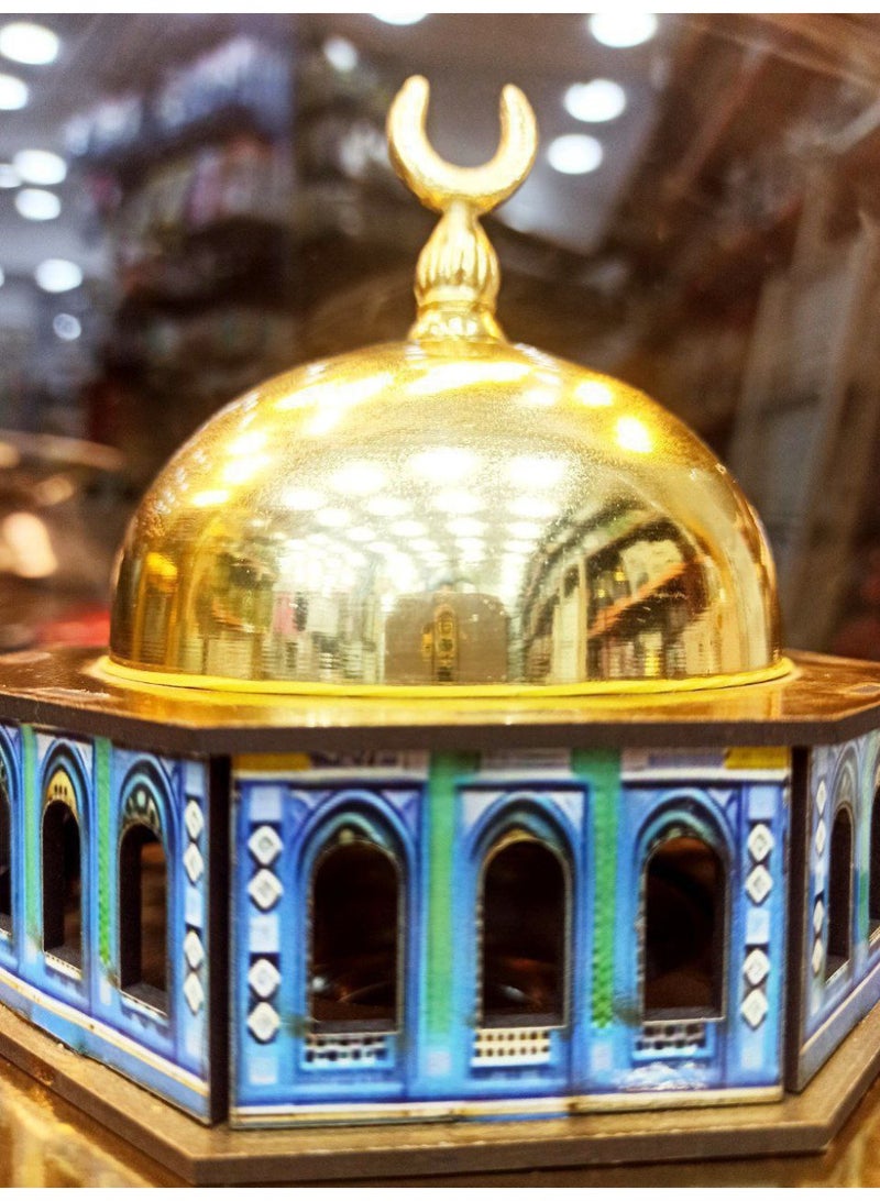 NAMA The luxurious Dome of the Rock incense burner adds a unique touch of elegance to your decor and creates a distinctive atmosphere in every corner. - Image 1